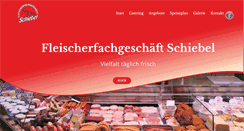 Desktop Screenshot of fleischerei-schiebel.de